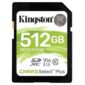Cartão SD Kingston Canvas Select Plus 512Gb Video Class V30 UHS-I U3 Classe10 - SDXC UHS-I