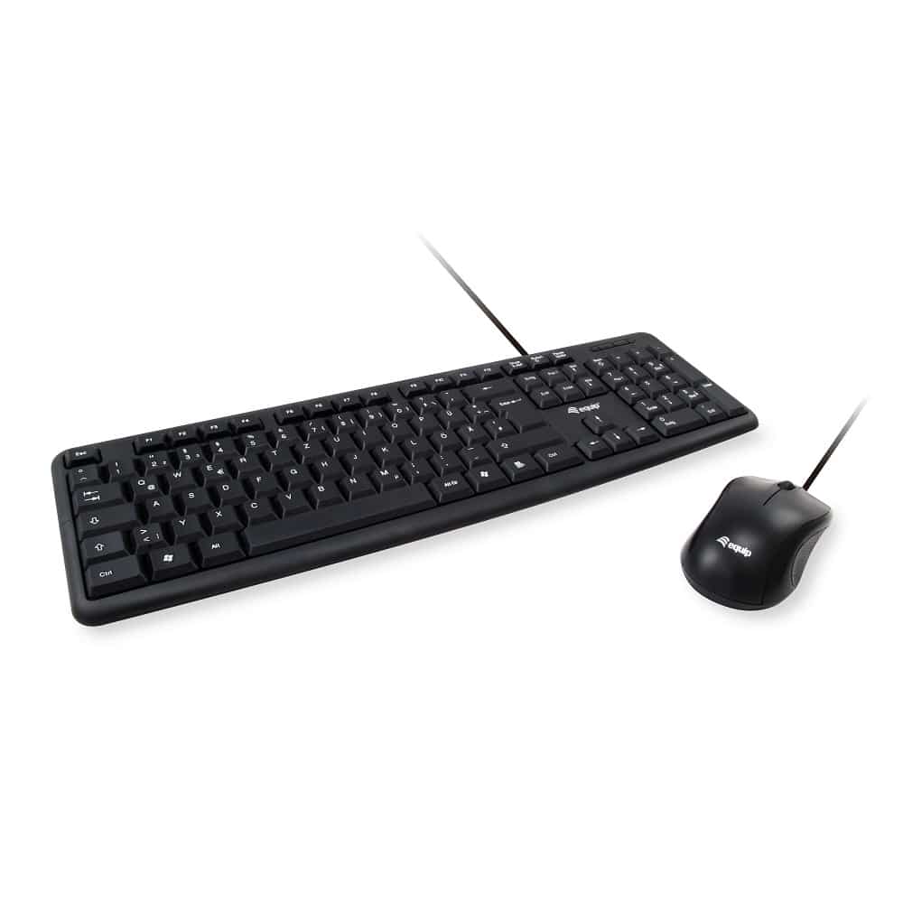 Conjunto Teclado + Rato Equip Life USB Preto