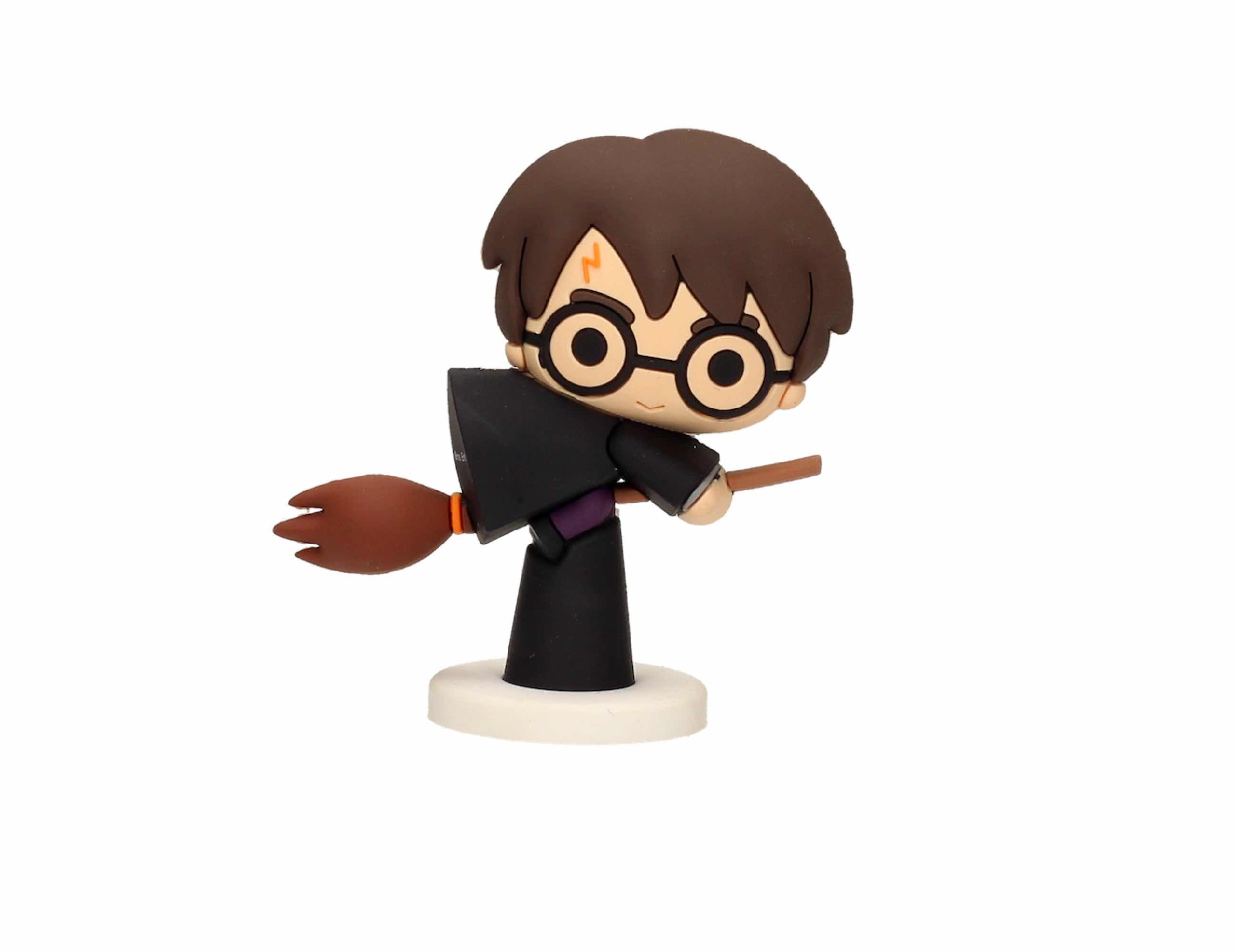 Figura SD Toys Harry Potter Mini Harry Potter Flying Nimbus e Capa Negra