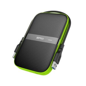 Disco Duro Externo Silicon Power 4TB A60 2.5" USB 3.1 Armor AntiChoque e Prova Agua Preto