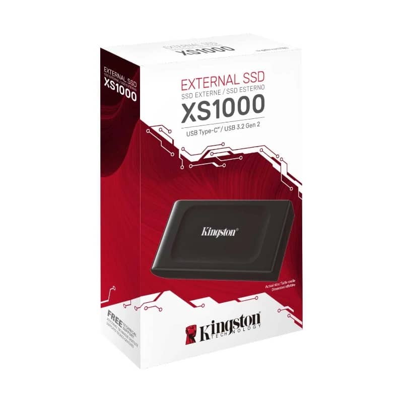 Disco Externo SSD Kingston Portable XS1000 1Tb USB 3.2