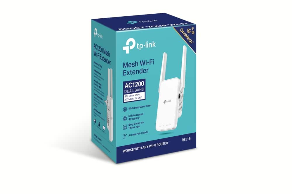 Extensor de Sinal TP-Link AC1200 Wi-Fi - RE315