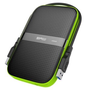 Disco Duro Externo Silicon Power 2TB A60 2.5" USB 3.1 Armor Antichoque e Prova de Água Preto