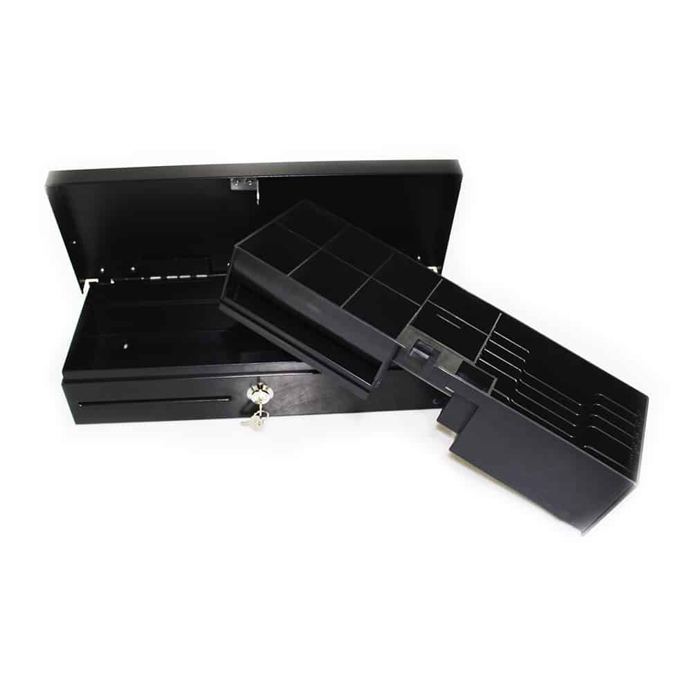 Gaveta de Dinheiro Vertical Go-Infinity Modelo FT-460 46Cm Preta