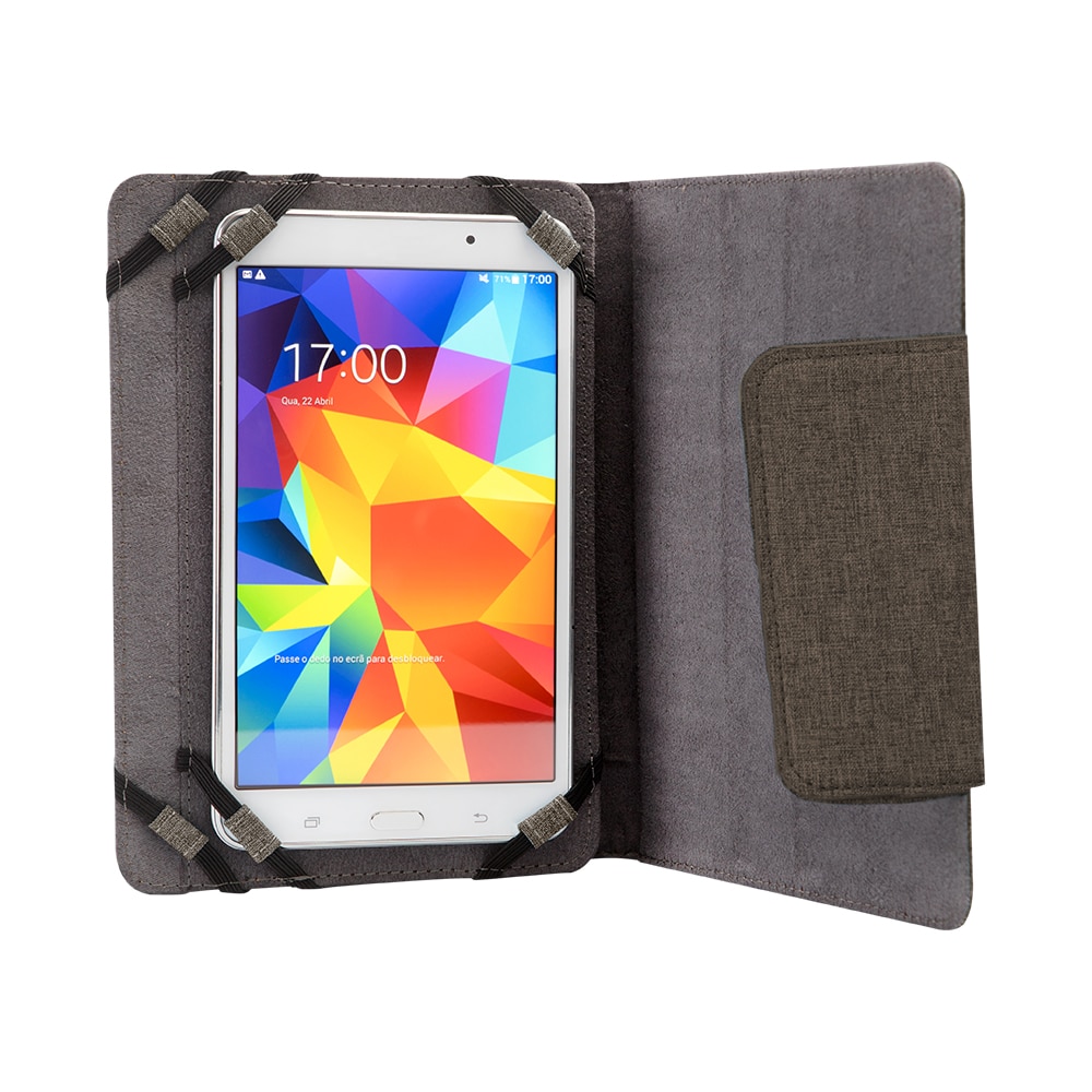 Capa Halfmman Universal 7" - 7,9" Oxford - Castanho