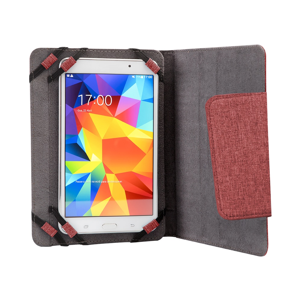 Capa Halfmman Universal 7"- 7,9" Oxford - Vermelho