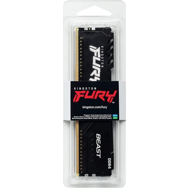 Memoria Dimm Kingston Fury Beast 8Gb Ddr4 3600Mhz CL17