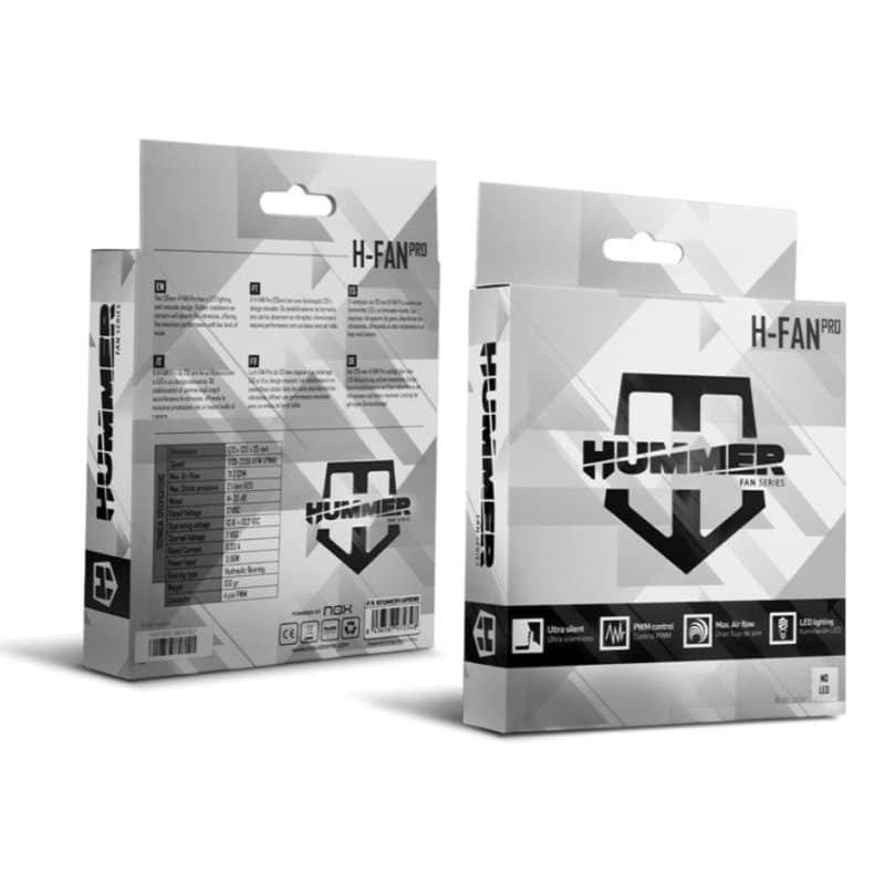 Ventoinha NOX Hummer H-FAN PRO 120 mm PWM