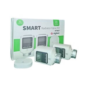 Sistema Inteligente para Radiadores R7075 Kit 2x Válvulas mais Zigbee