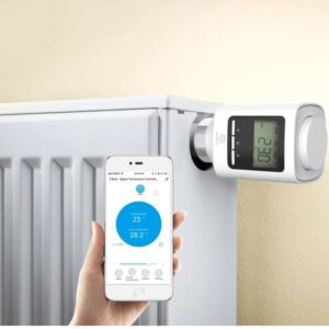 Sistema Inteligente para Radiadores R7075 Kit 2x Válvulas mais Zigbee