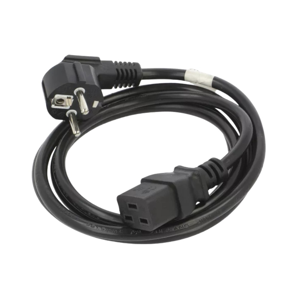 Cabo de Alimentação Lanberg Preto 1,80M CEE7/7 para acoplador C19