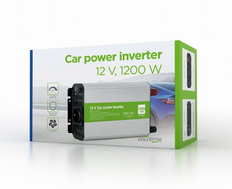 Inversor para Carro 12V 1200W Gembird