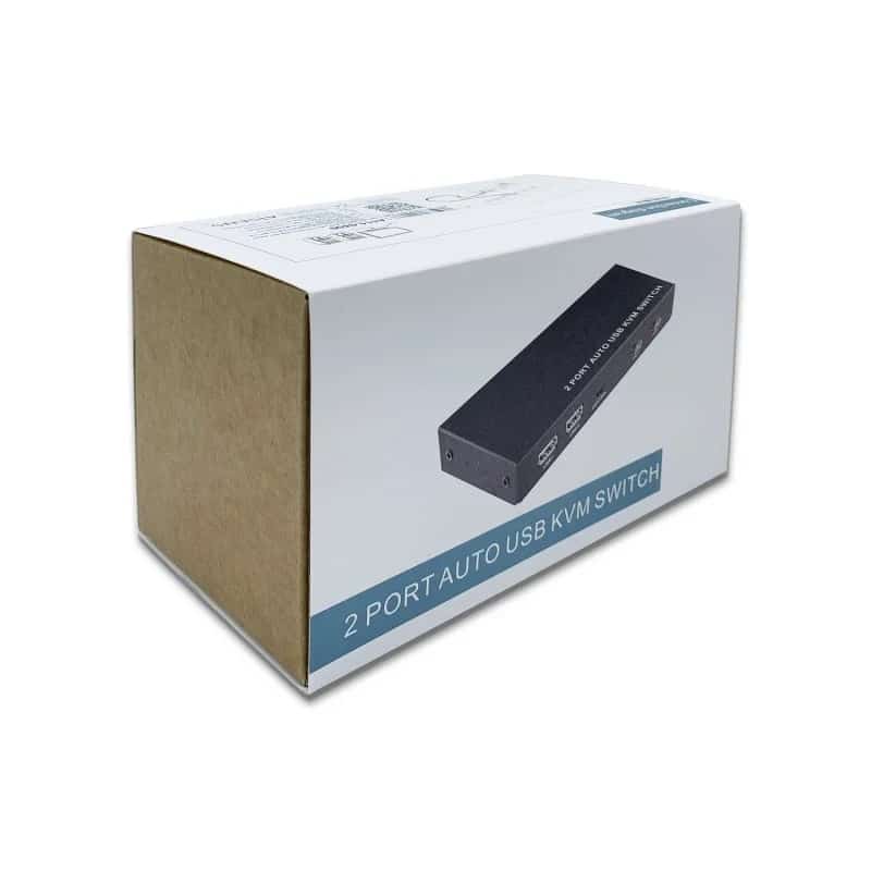 KVM HDMI Aisens A111-0400 2PC com Apenas 1 Teclado e Rato