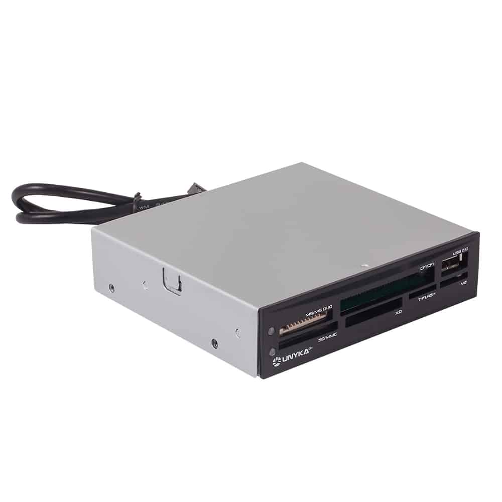 LEITOR DE CARTOES INTERNO + USB 2.0 3,5" CR-200