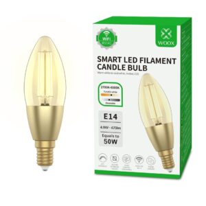 Lâmpada Inteligente Tipo Vela Woox E14