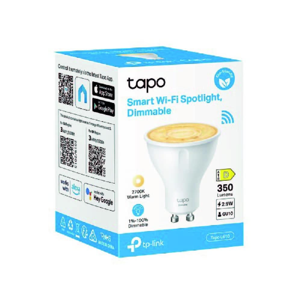Lâmpada TP-Link Smart Wi-Fi Spotlight Dimmable