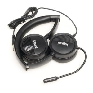 Headphones iggual Dual Tech com Microfone USB + 3.5mm Pretos