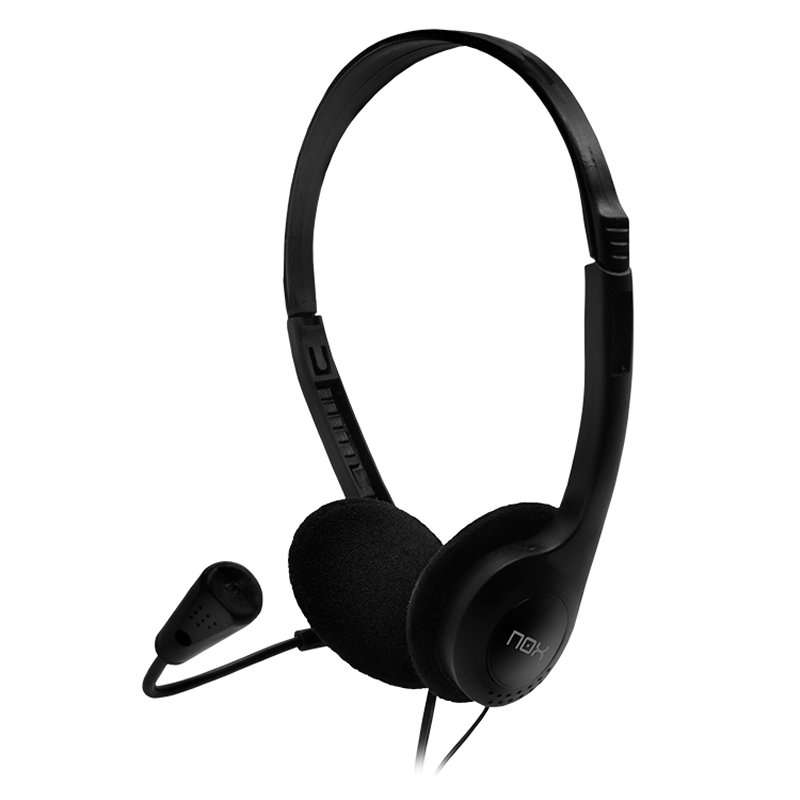 Headphones NOX Stereo com micro flex.VOICE ONE