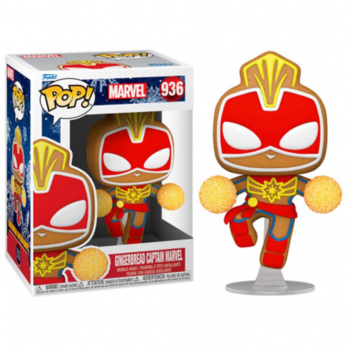 Funko Pop! Gingerbread Captain - Marvel