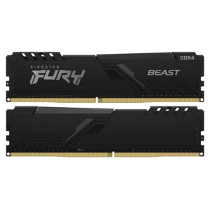 Memória DIMM DDR4 32Gb Kingston (2x16Gb) Fury Beast Black 3200Mhz 1.35V CL16