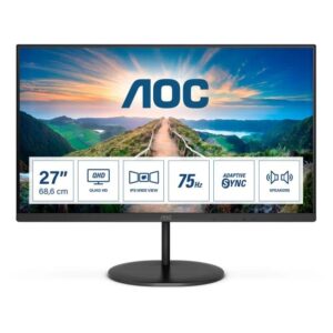 Monitor Professional AOC Q27V4EA 27" QHD Multimédia Preto