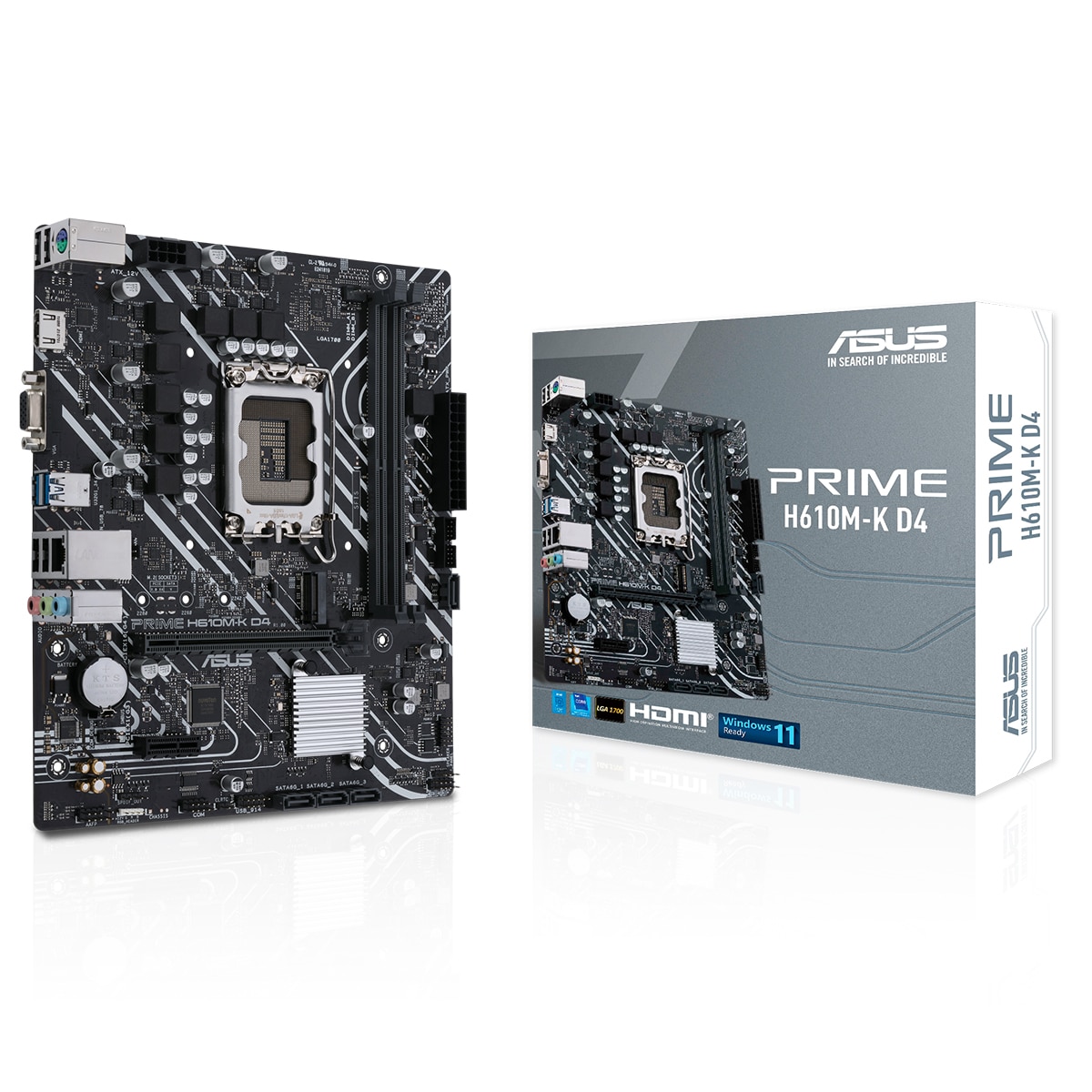 MotherBoard Asus Prime H610M-K D4/ Socket 1700 Micro ATX