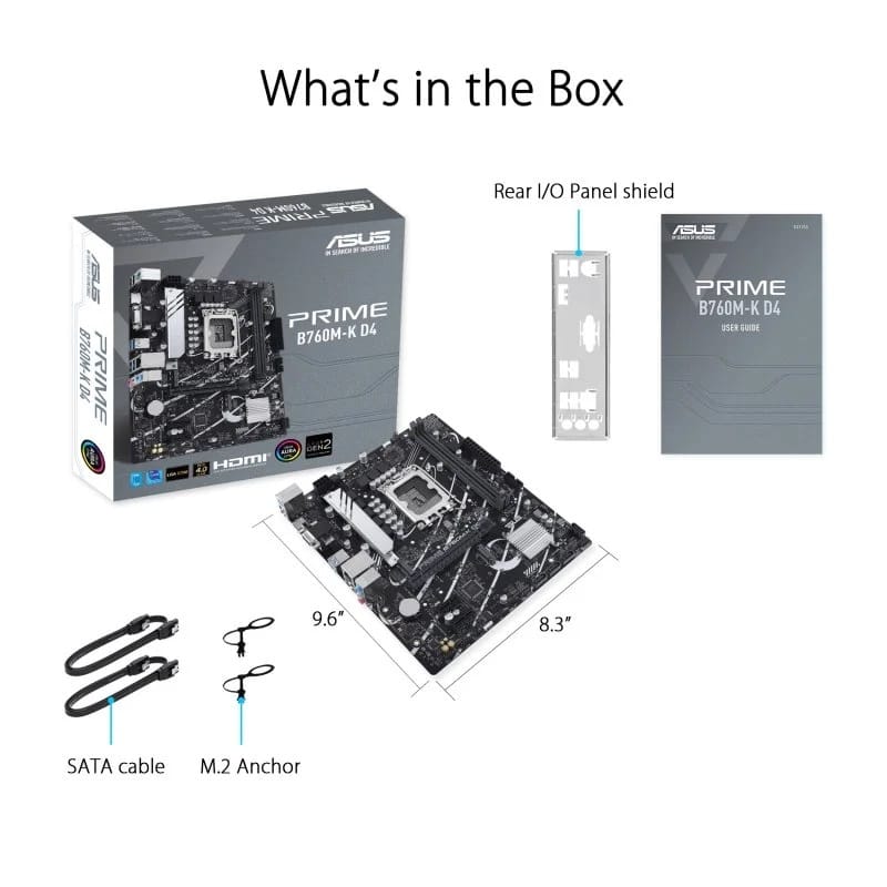 Motherboard Asus PRIME B760M-K D4 Socket 1700 mAtx