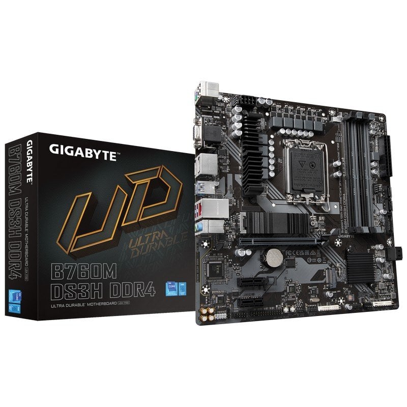 Motherboard Gigabyte B760M DS3H Ddr4 1700 MATX 4XDDR4