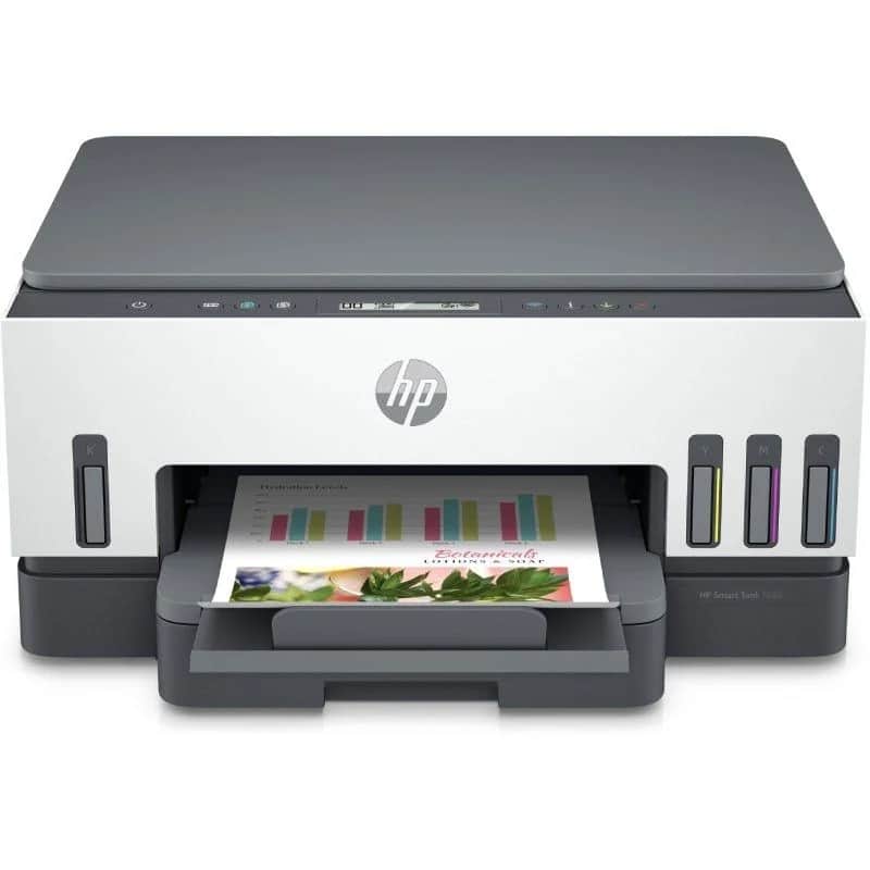 Multifunçoes Jacto de Tinta Recarregavel HP Smart Tank 7005 WiFi Duplex Branca