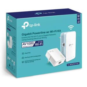 Powerline TP-Link TL-WPA7517 ac WiFi AV1000 GbE Kit 2