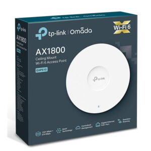Access Point TP-Link EAP610 v2.2 AX1800 Mesh Dual Band WiFi 6 Gigabit PoE+ Ceiling Mount