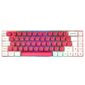 Teclado MecÃ¢nico GAMIAC TKL RGB90G Kailh Blue Branco/Rosa