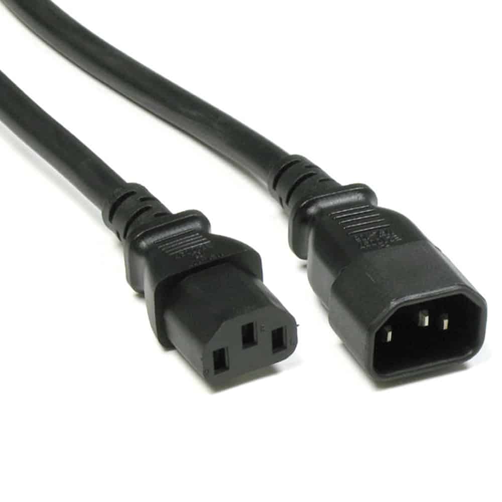 Cabo Extensão Alimentação Gembird C13 PARA C14