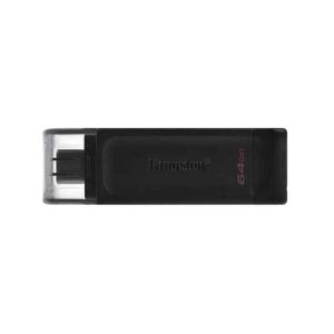 Pen drive Kingston DataTraveler 70 64Gb Type-C Preto