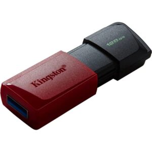 Pen drive Kingston DataTraveler Exodia M 128Gb USB 3.2 Preta/Vermelha
