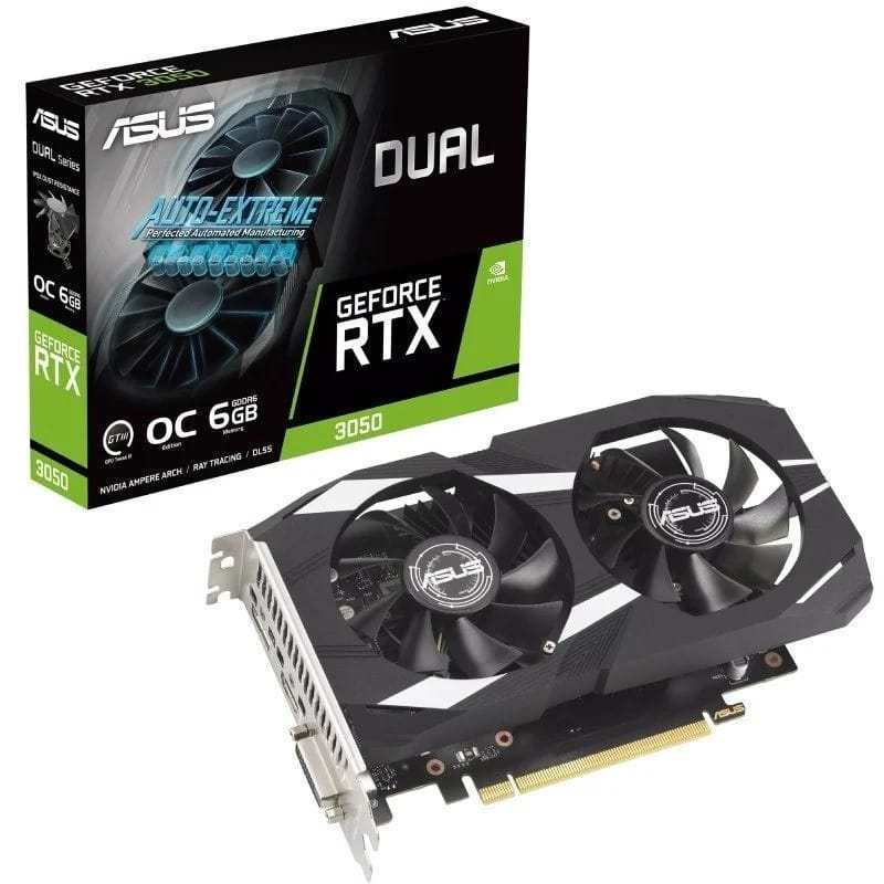 Placa Gráfica Asus Dual GeForce RTX 3050 OC Edition 6Gb GDDR6