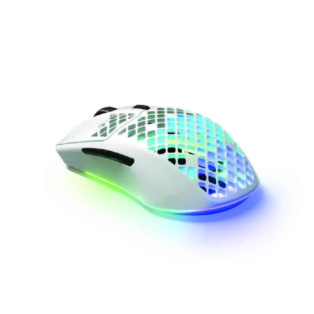 Rato Gaming Steelseries Aerox 3 RGB 8500 DPI Branco
