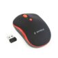 Rato Gembird Wireless 1600Dpi Preto/Vermelho