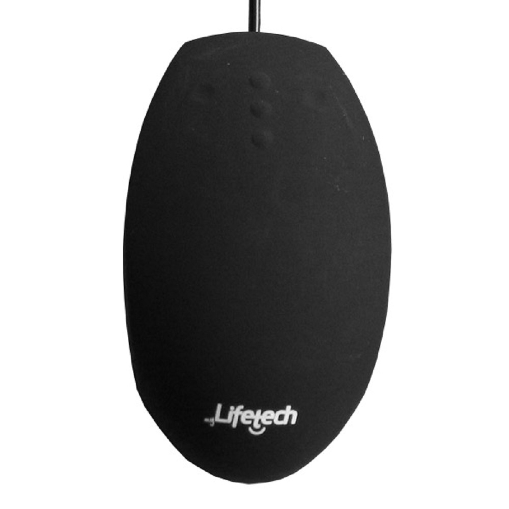 Rato Lifetech silicone higienizável e lavável Usb Preto