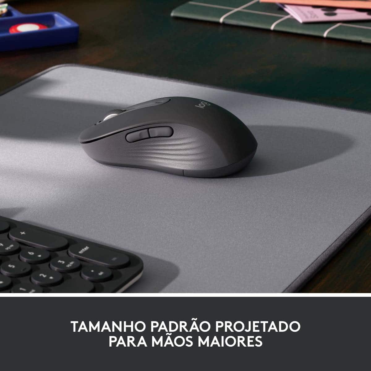 Rato Logitech sem Fios Bluetooth Logitech Signature M650 L Até 2000 DPI