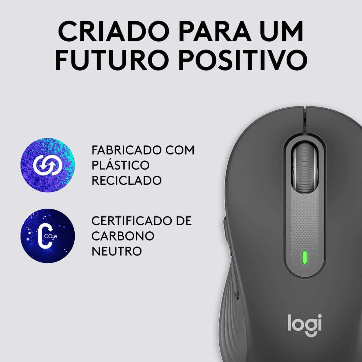 Rato Logitech sem Fios Bluetooth Logitech Signature M650 L Até 2000 DPI