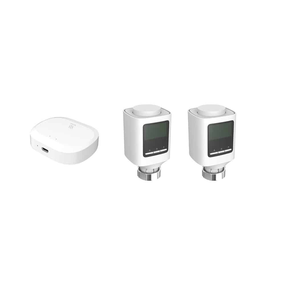 Sistema Inteligente para Radiadores R7075 Kit 2x Válvulas mais Zigbee