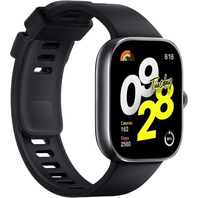 Smartwatch Xiaomi Redmi Watch 4 Notificações Frequência Cardíaca GPS Preto