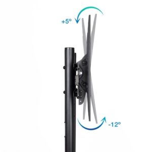 Suporte chão Tooq Free Standing 23" a 55" Preto