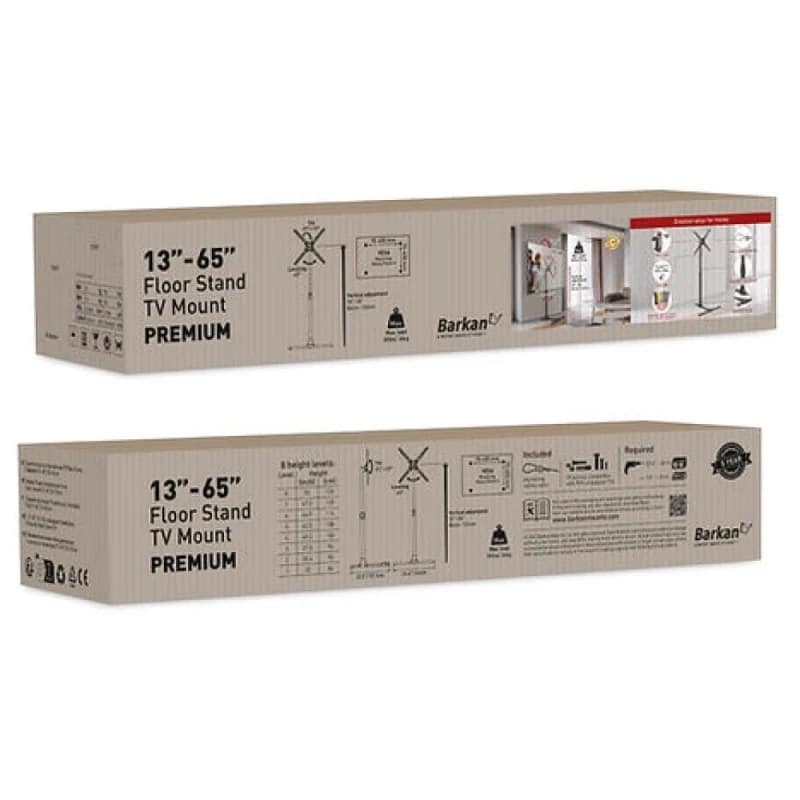 Suporte de Pé Barkan Inclinável 13" a 65" FS310T Máximo 36Kg