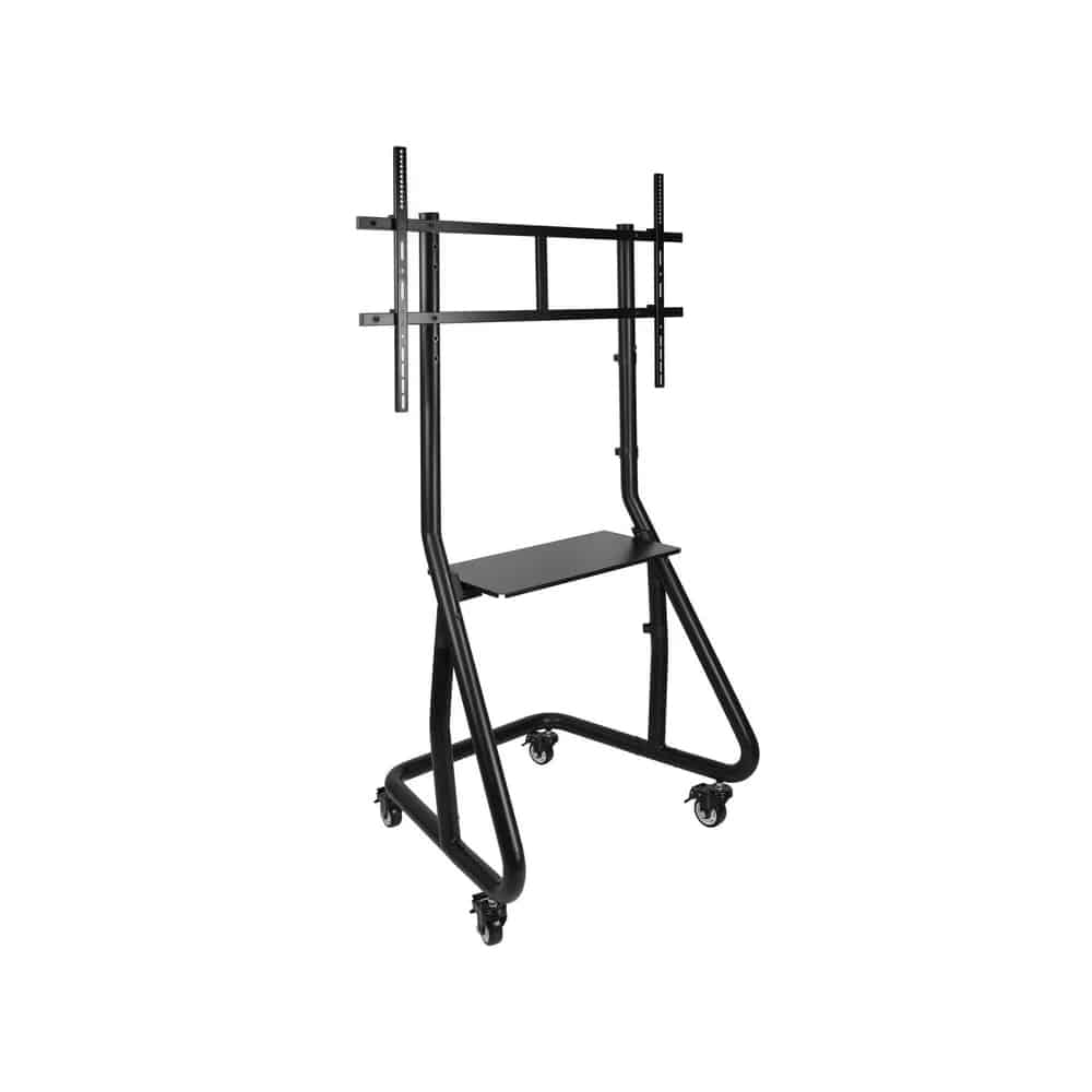 Suporte de Pé com Rodas Tooq para TV 60"-105" até 100Kg Vesa 1000x600mm Preto