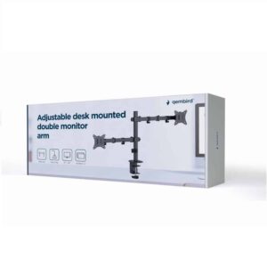Suporte para 2 Monitor Gembird Ajustável suporte de 17" a 32" até 9Kg