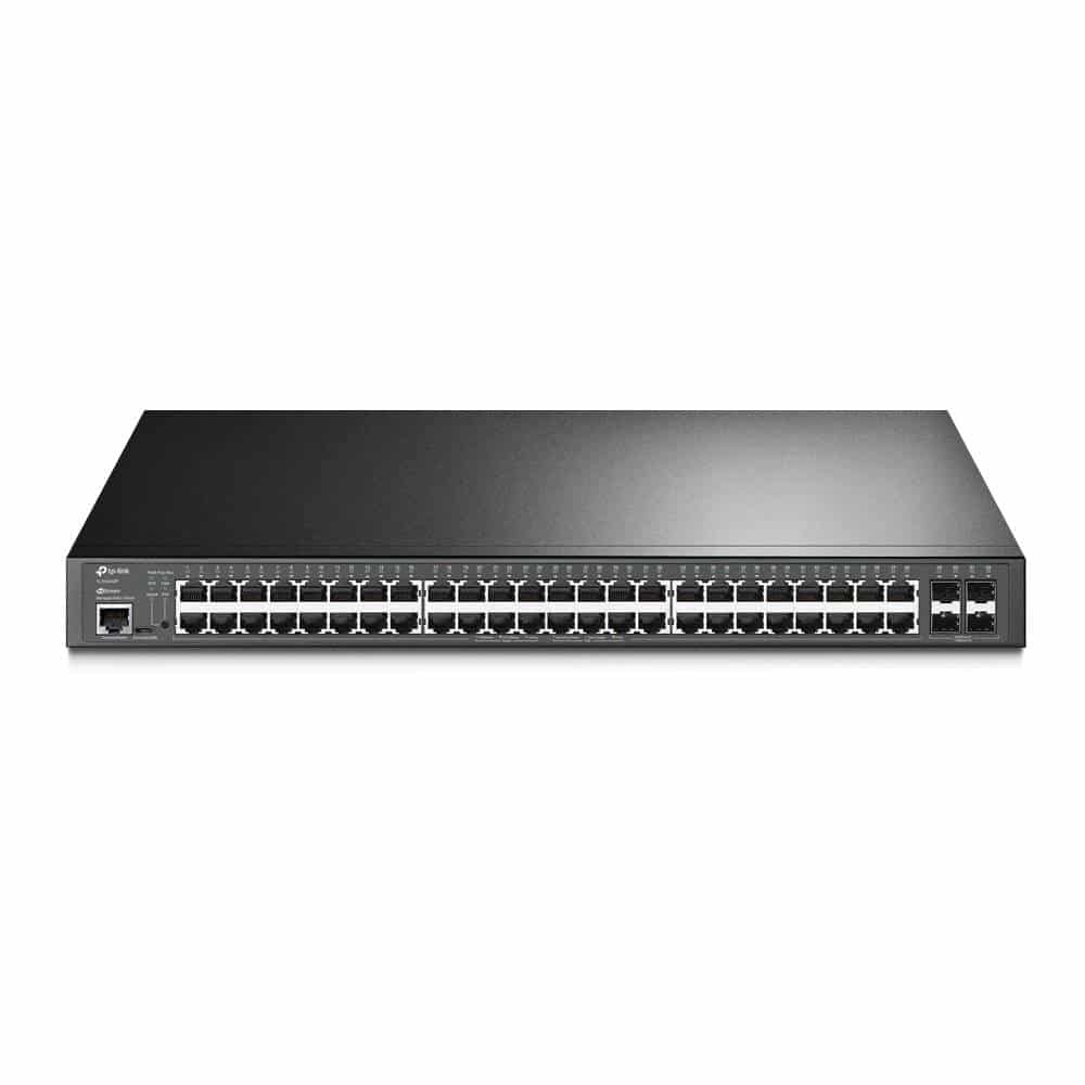 Switch TP-Link JetStream 52 Portas Gigabit L2 + Switch Managed com 48 portas PoE+