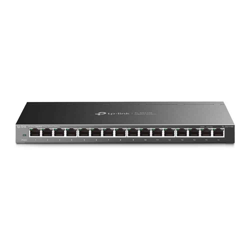 Switch TP-Link TL-SG116E 16 Portas RJ-45 10/100/1000