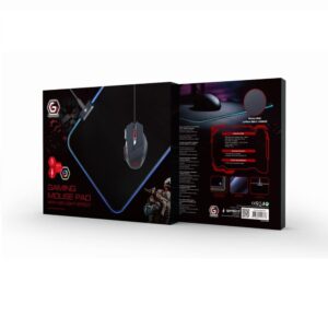 Tapete Para Rato Gaming Gembird Médio 250*350mm com Efeito Led